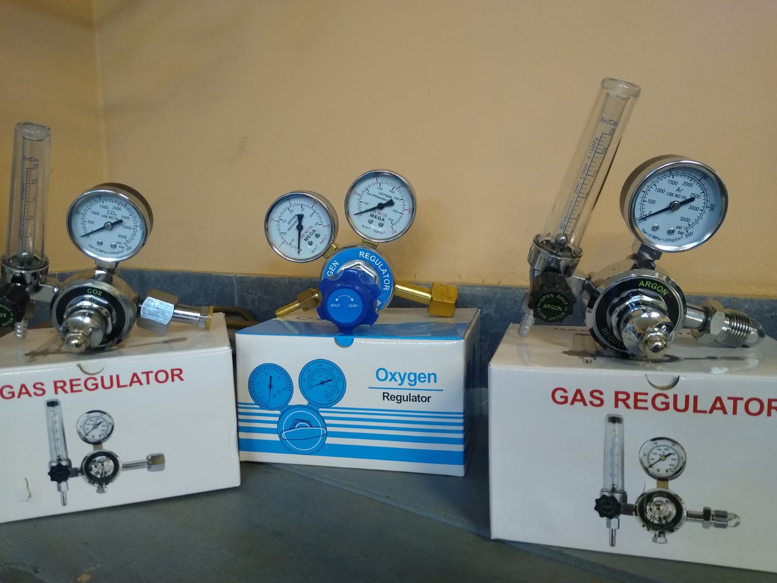 Reguladores de gases industriales